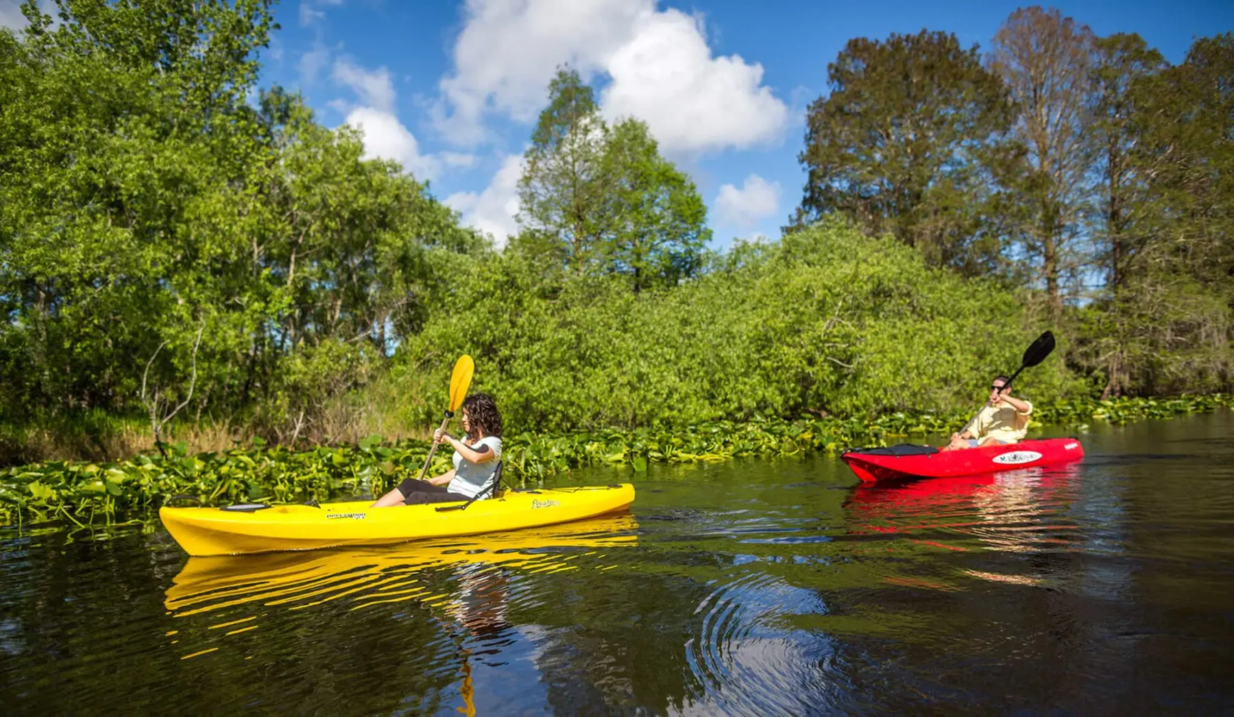 Lake Kissimmee kayak couple