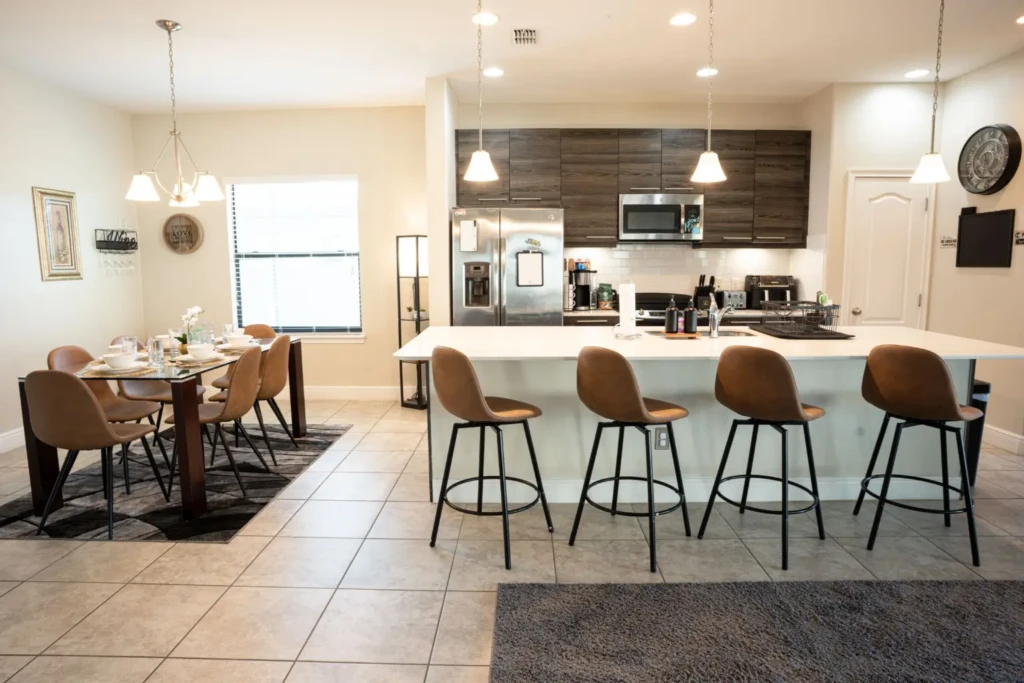 Ideal for preparing packed lunches in vacation rental kitchen before Disney